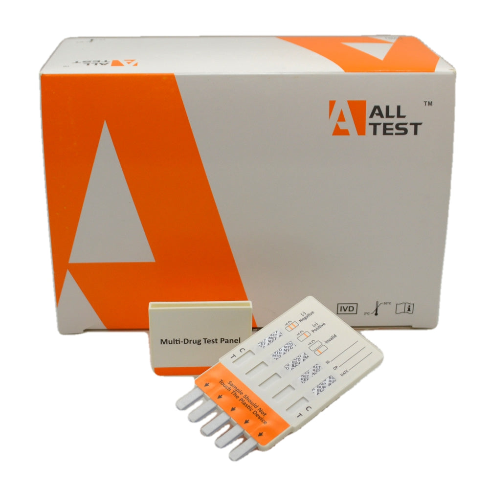 ALLTEST 10 Panel Workplace Urine Drug Test Kit DOA-1104/TRAM/KET