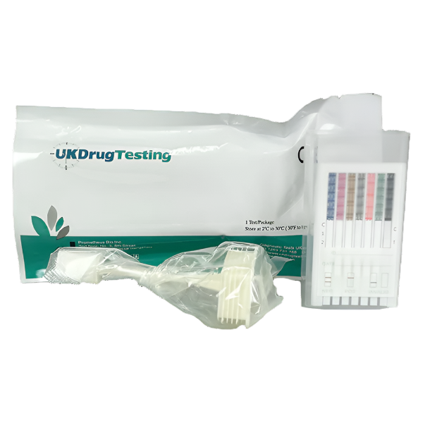 UKDrugTesting 11 Panel Workplace Drug & Alcohol Saliva Drug Testing Cube 6MAM-ALC
