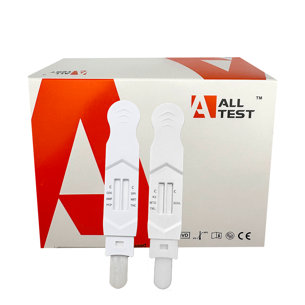 ALLTEST Direct Saliva 843/K2 + 863/PCP Drug Testing Kit Dual Combo