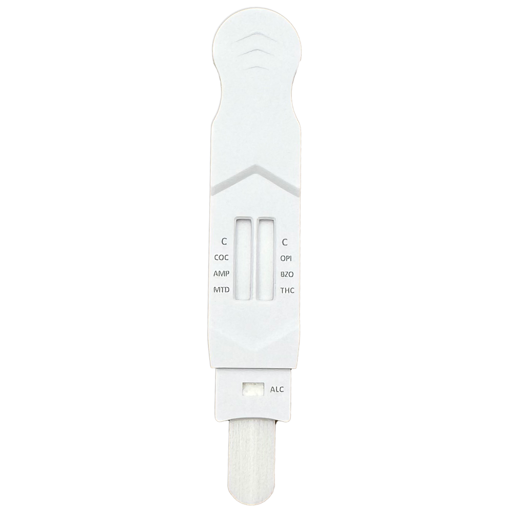 ALLTEST 7 Panel Direct Saliva Drug Testing Kit DSD-863A/MTD (ALC) Workplace and Driver