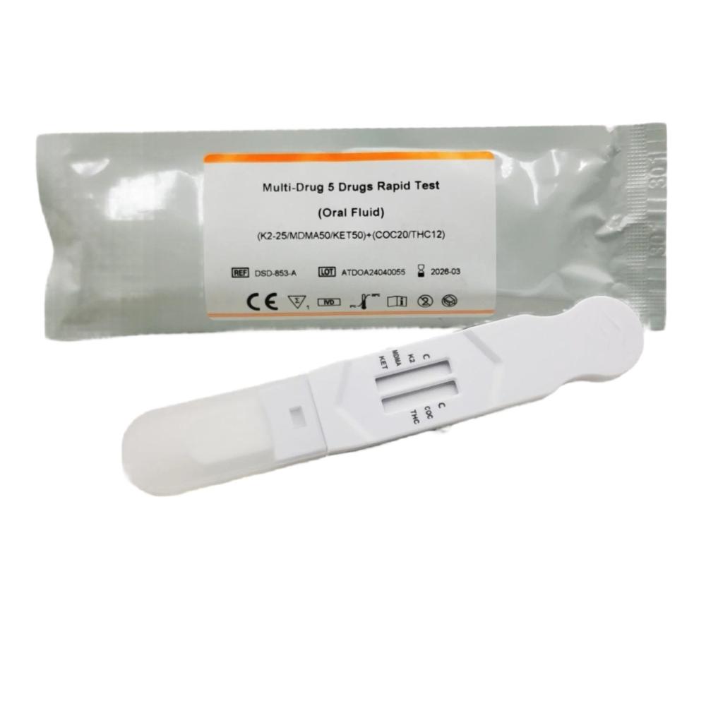 ALLTEST 5 Panel Drug Direct Saliva Drug Testing Kit DSD-853-Recreational Screen
