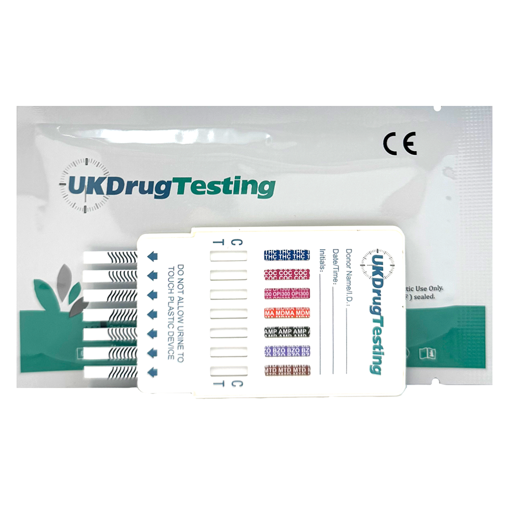 UKDrugTesting 7 Panel Ultra Sensitive Workplace Urine Drug Test Kit
