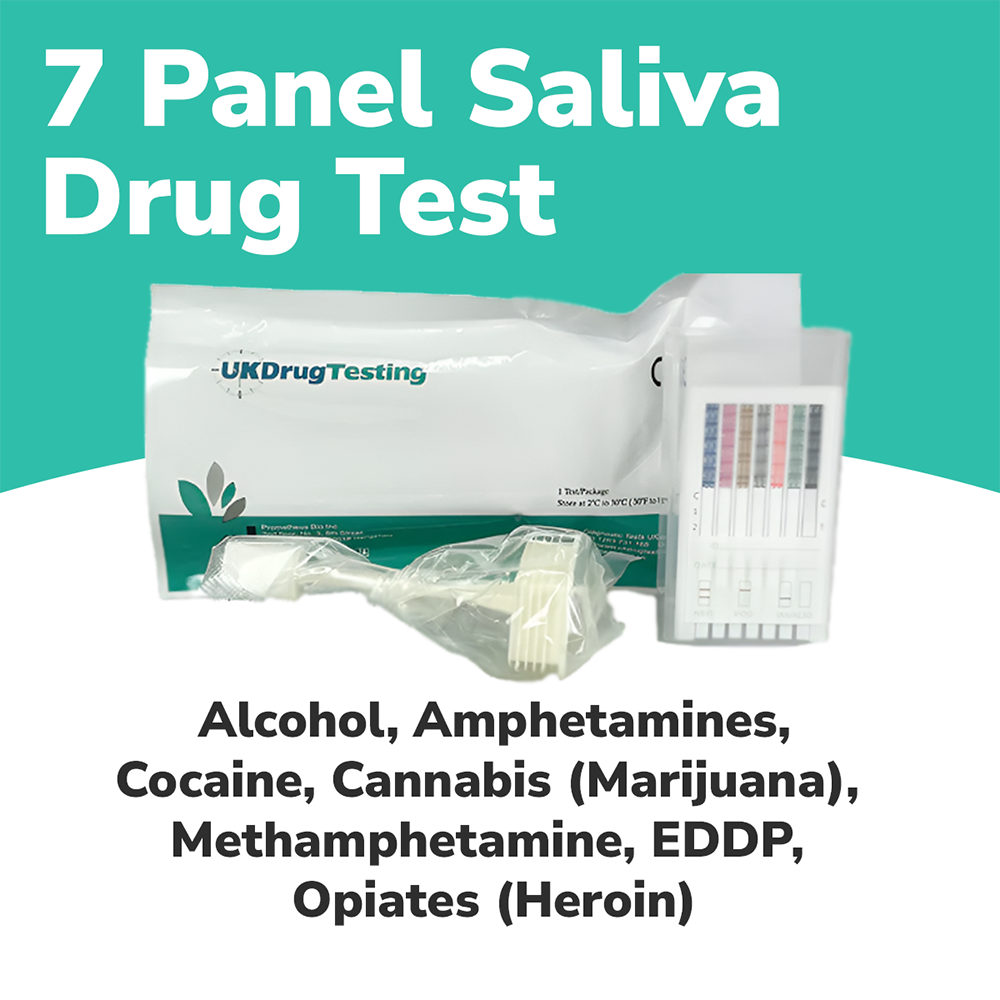 UK Drug Testing 7 Panel Saliva Drug Test Kit