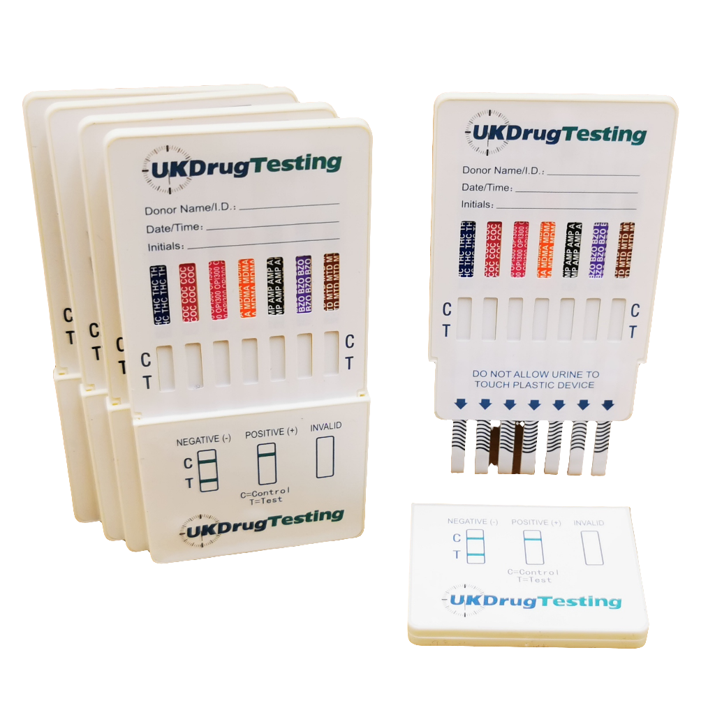 UKDrugTesting 7 in 1 Ultra Sensitive Workplace Urine Drug Test Kit
