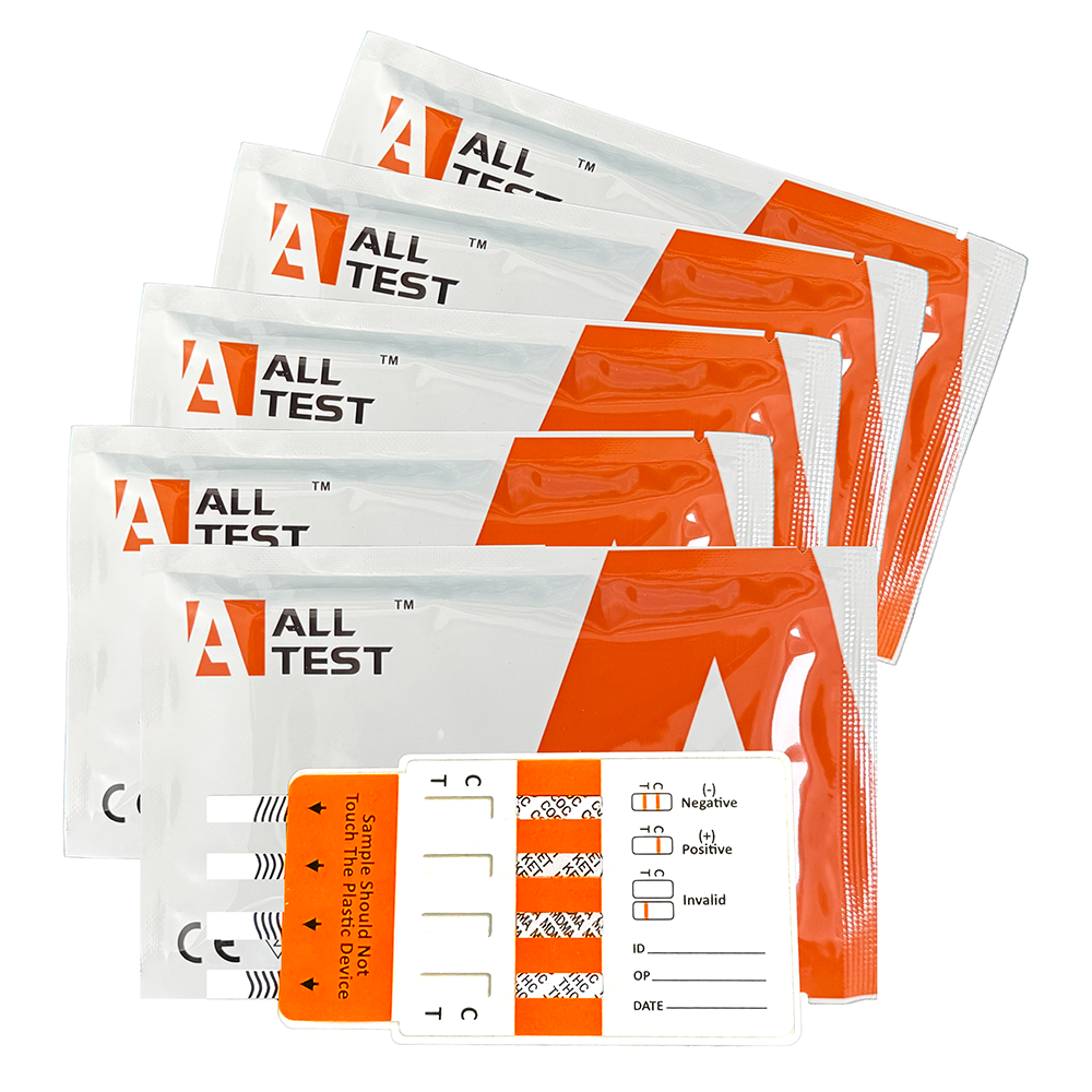 5 x ALLTEST Urine Drug Testing Kit For Partys, Festivals, and Raves