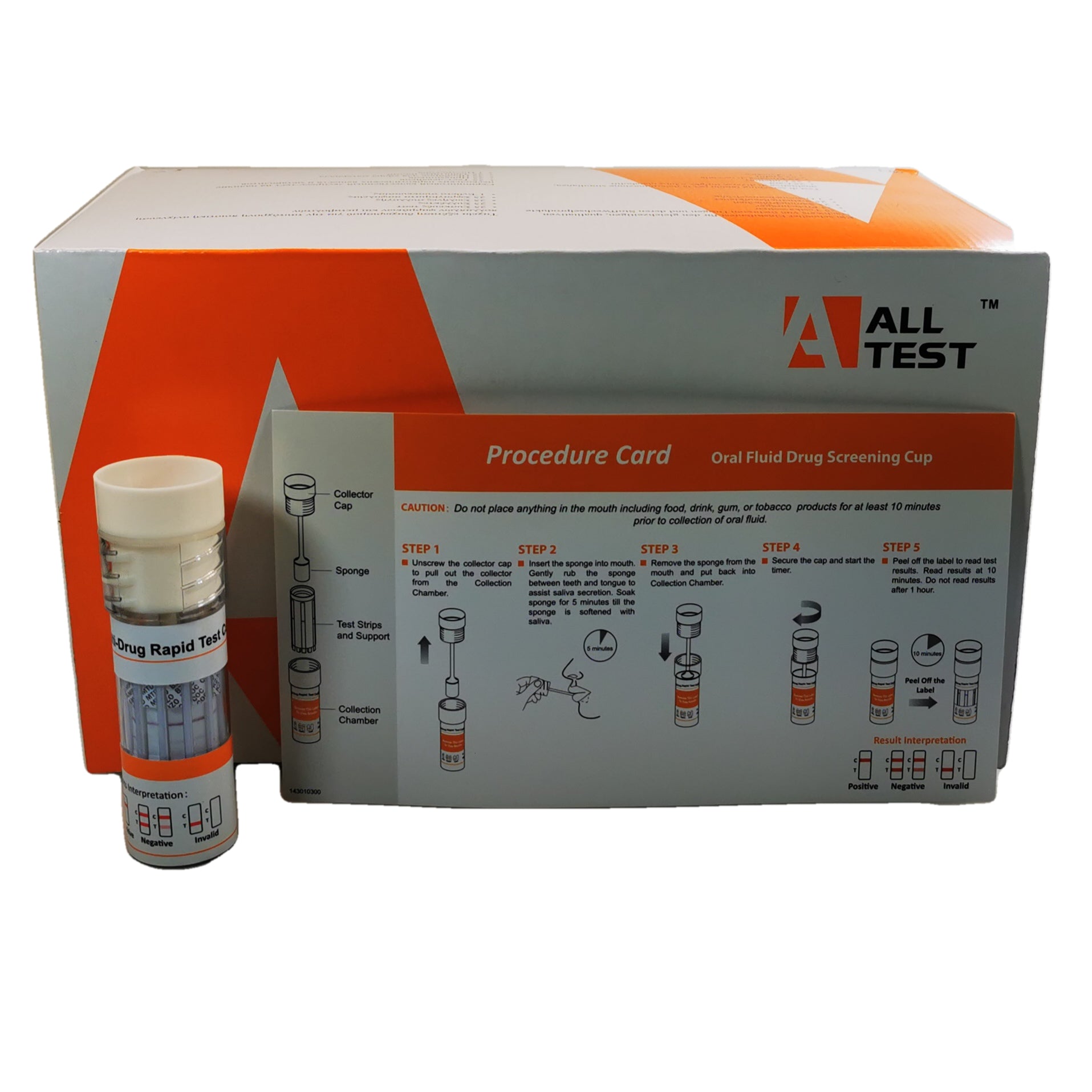 Alltest saliva drug test kits procedure