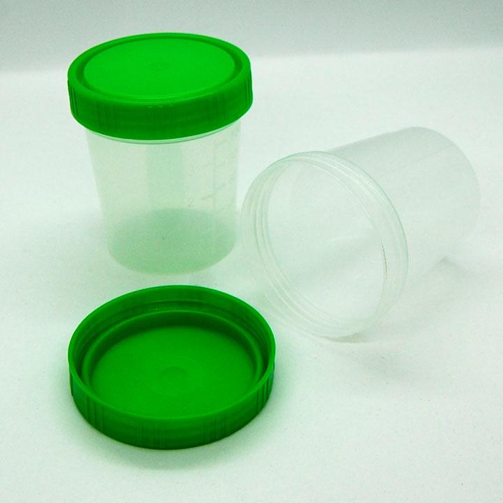 urine sample collection pot with lid