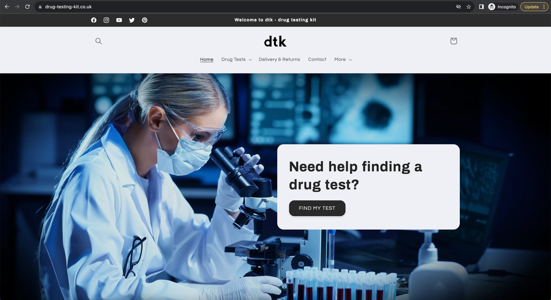 drug testing kit company uk