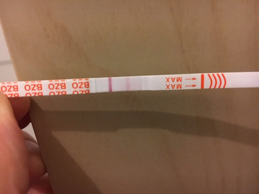 Faint line on a drug test strip- what does it mean?