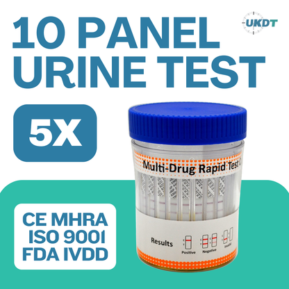 ALLTEST 10 Panel Employment Urine Drug Testing Kit DOA-1107-A1 Drug Test Cup With Adulteration Strip