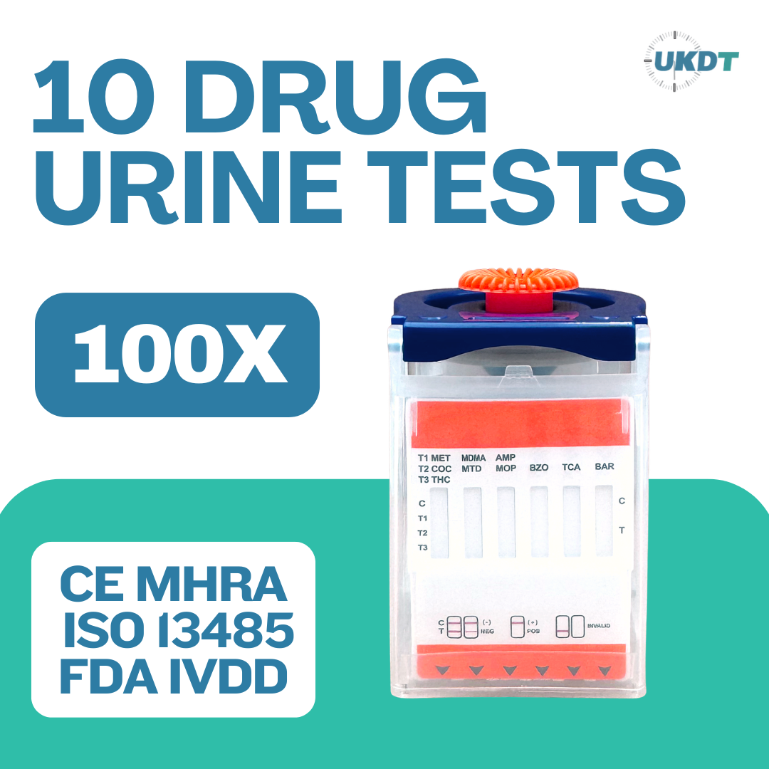 drug test screening kits uk pack of 100 10 panel urine cups