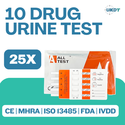 10 panel urine drug test kits box of 25