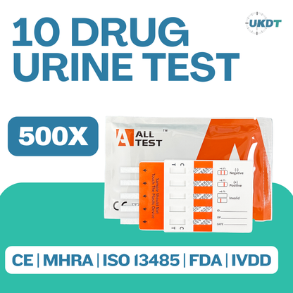 wholesale price box of 500 urine drug test kits 10 panels