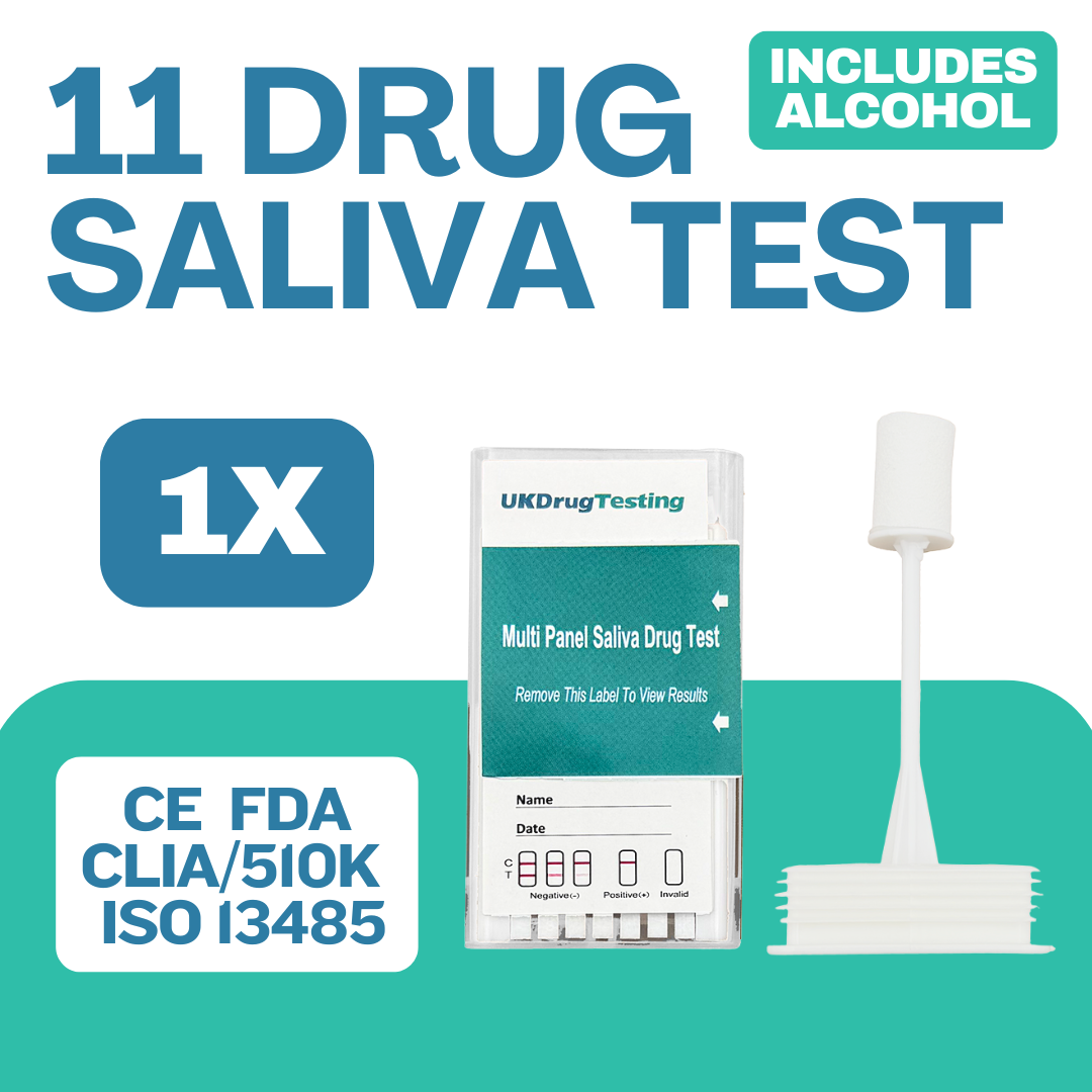 11 drug saliva testing kit uk
