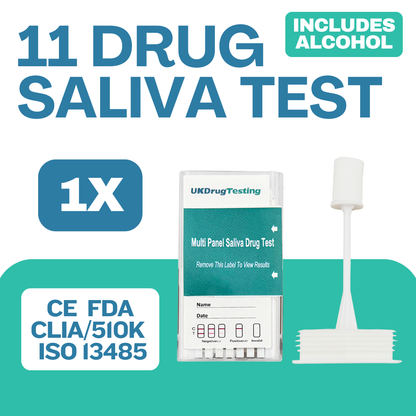 11 drug saliva testing kit uk