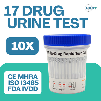 test urine for 17 drugs pack of 10