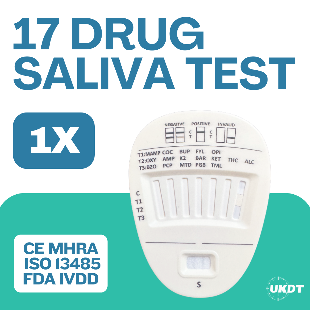 17 panel saliva drug test kit alltest