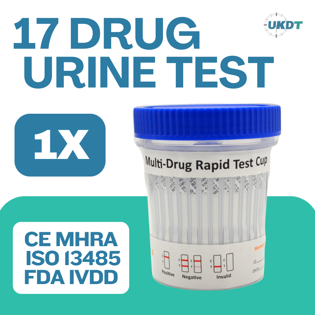 17 drug cup urine testing kit uk