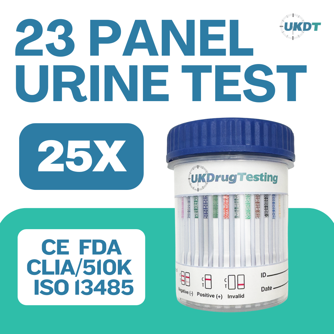 UKDrugTesting 23 Panel Urine Drug Testing Kit A1 DOW-A1246-011 3SVT
