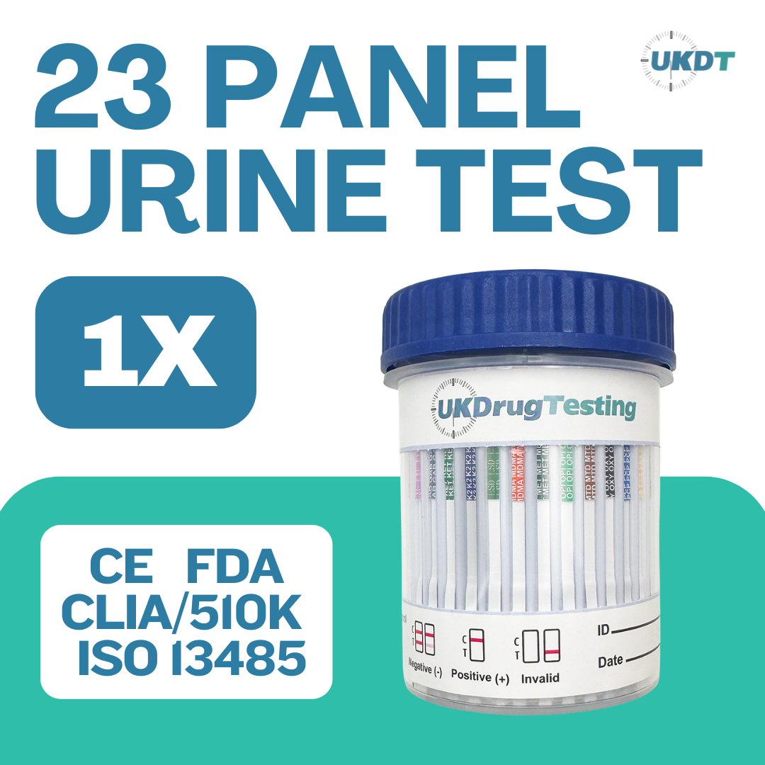UKDrugTesting 23 Panel Urine Drug Testing Kit A1 DOW-A1246-011 3SVT
