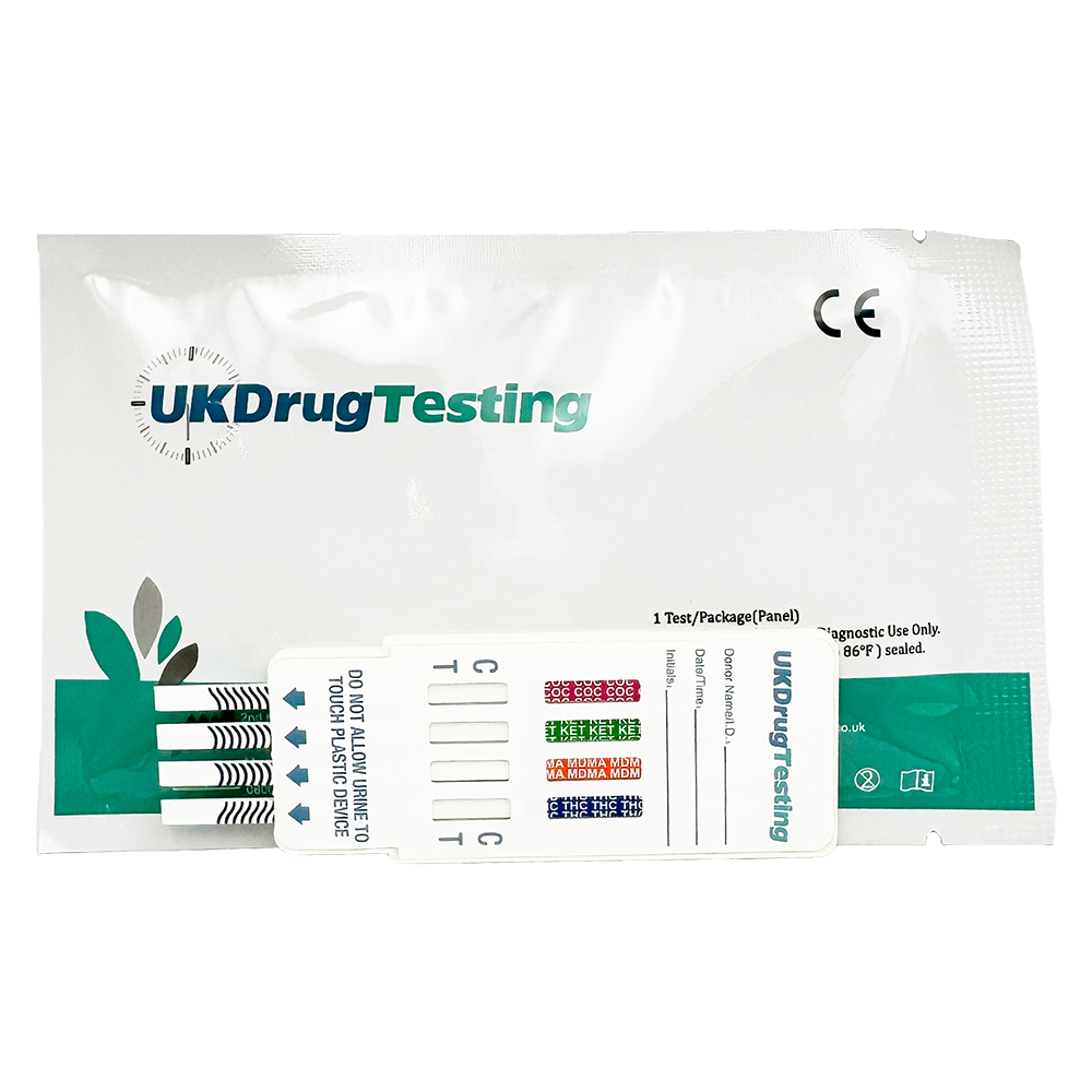 UKDrugTesting 4 Panel Ultra Urine Party Drug Test Kit