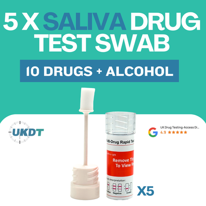 Save money by buying multiple saliva drug tests UK 