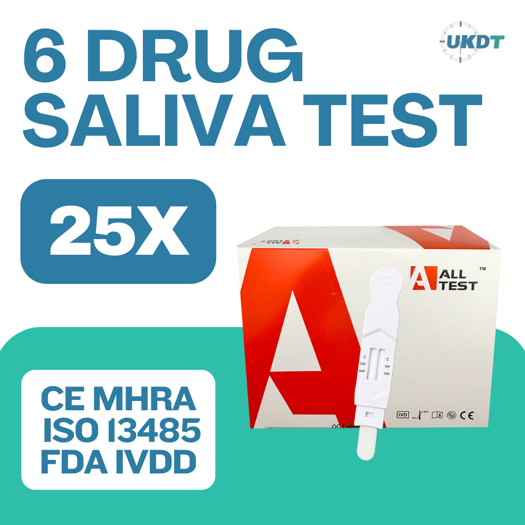 drug testing kits for 6 drugs uk 25 pack