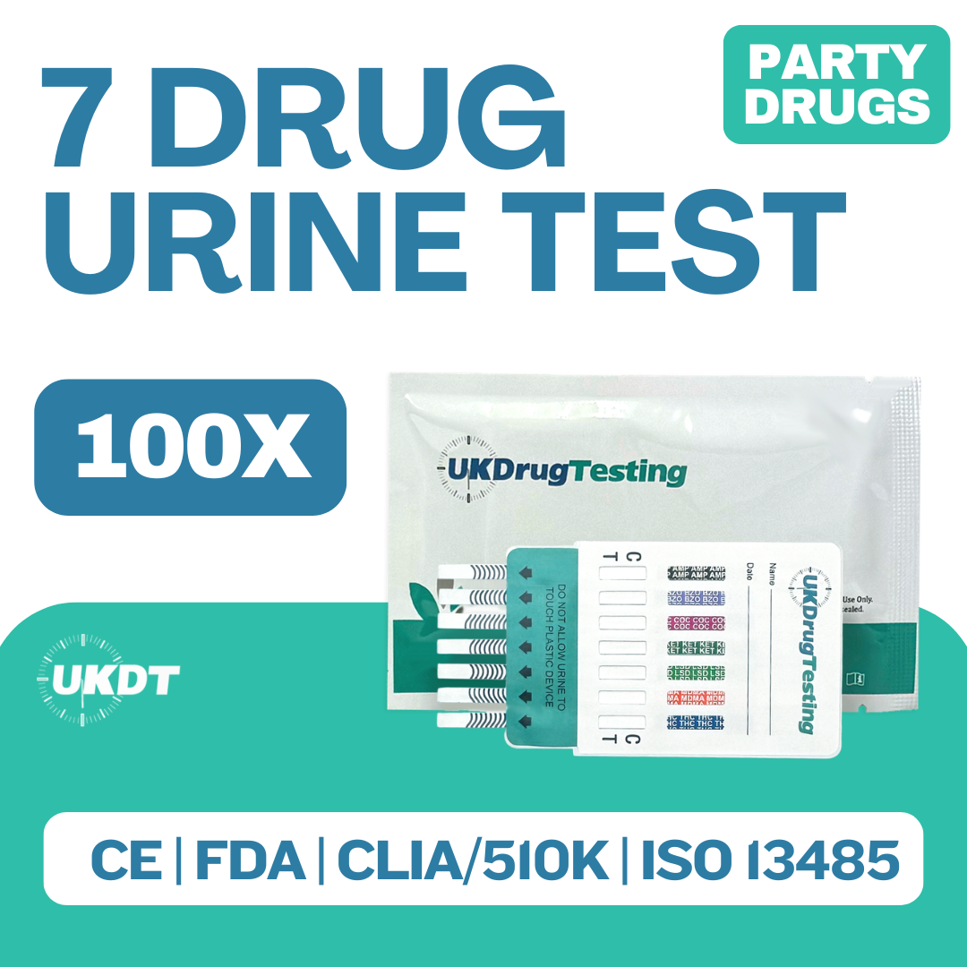 7 drug urine testing screen kits for party drugs 100 pack wholesale great prices