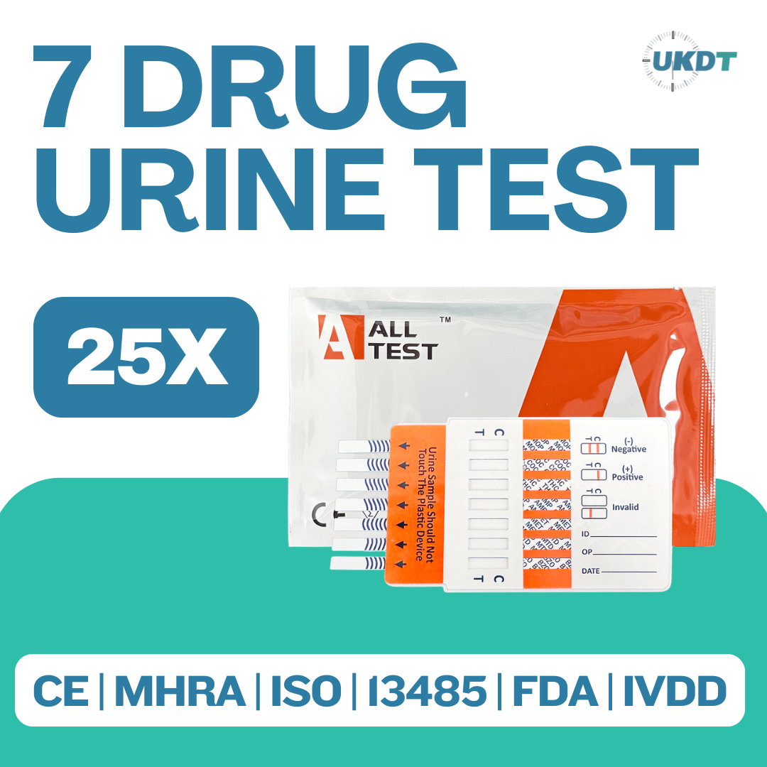 test urine for 7 drugs UK pack of 25