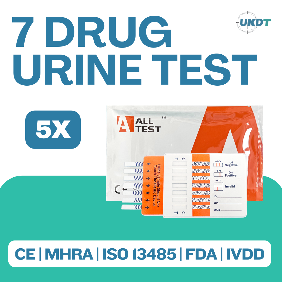 ALLTEST 7 Panel Ultra Sensitive Club Drug And Festival Urine Drug Test Kit DOA-174