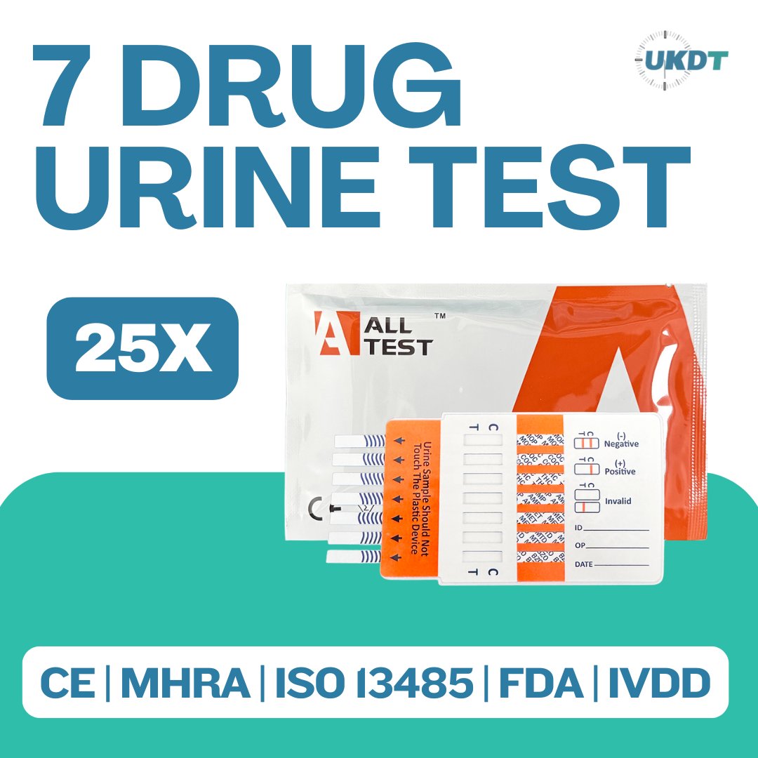 ALLTEST 7 Panel Ultra Sensitive Club Drug And Festival Urine Drug Test Kit DOA-174