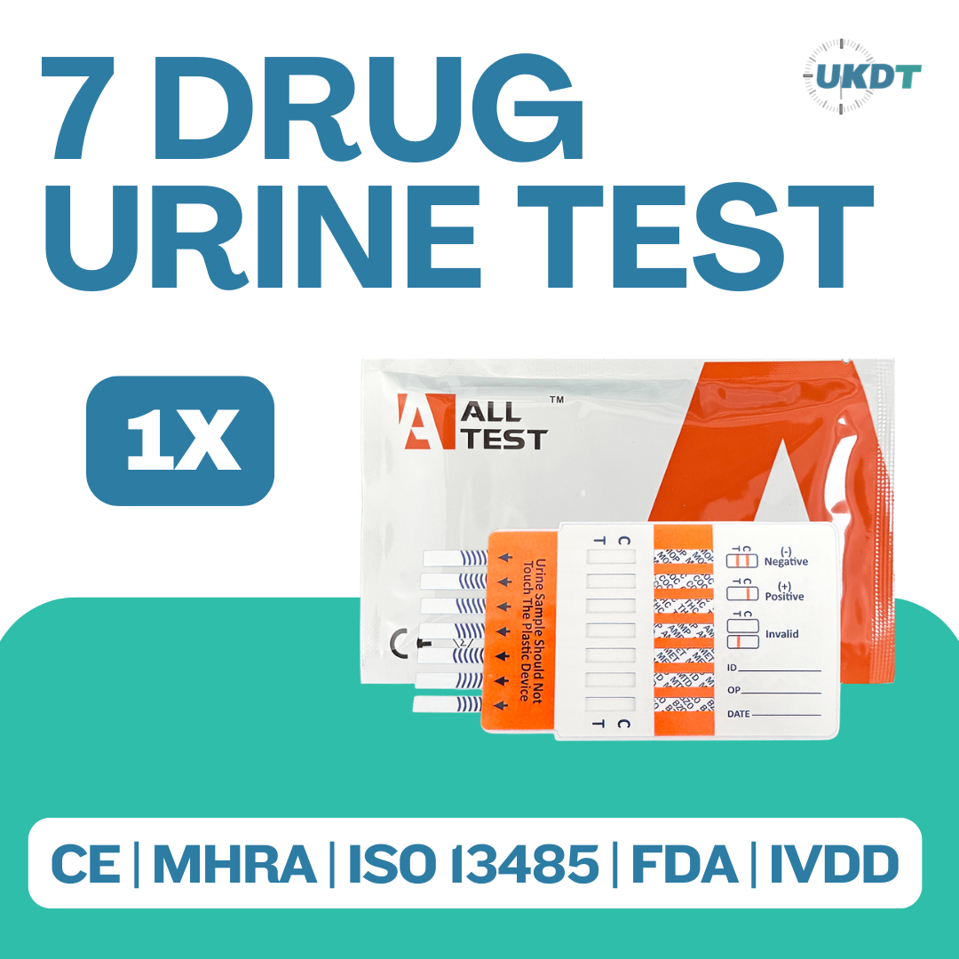 ALLTEST 7 Panel Ultra Sensitive Club Drug And Festival Urine Drug Test Kit DOA-174