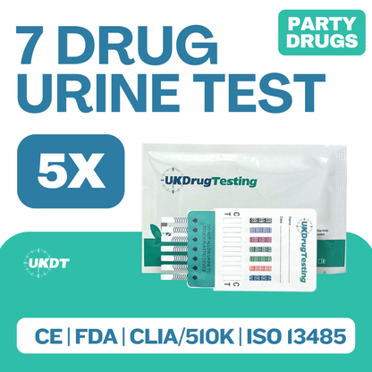 urine drug testing kits for common party drugs pack of 5 uk