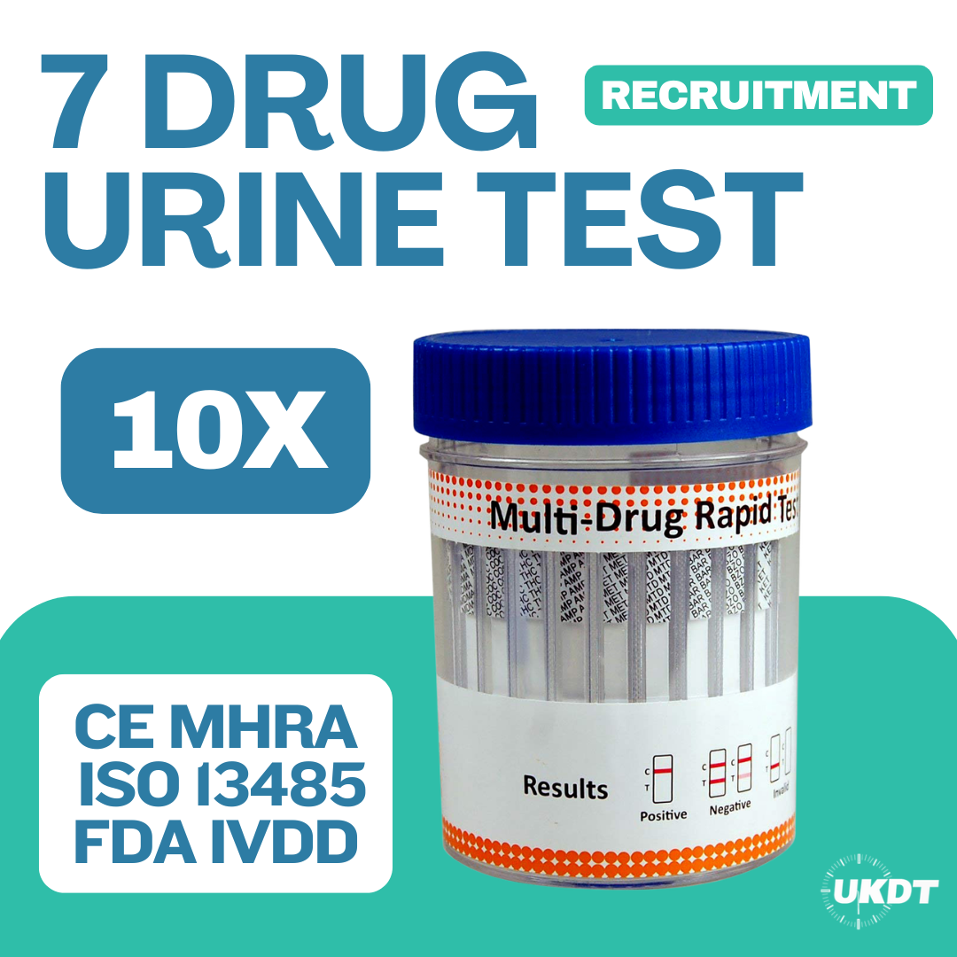 7 drug recruitment urine drug test cup x10