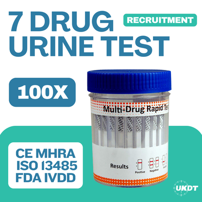 7 drug recruitment urine drug test cup x100