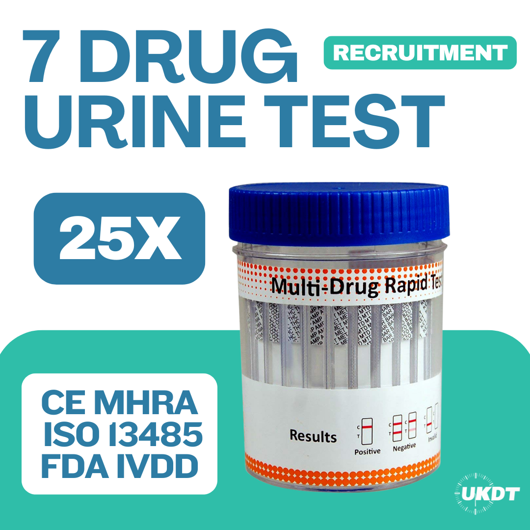 7 drug recruitment urine drug test cup x25