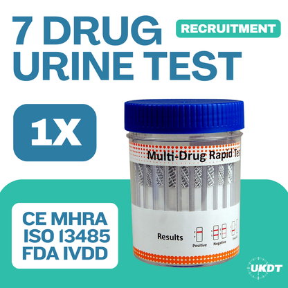 7 drug recruitment urine drug test cup x1