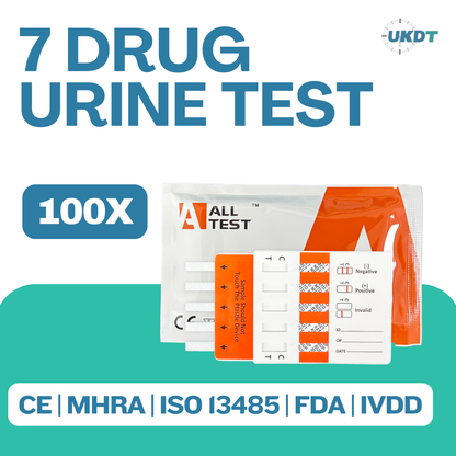 ALLTEST 7 Panel Healthcare NHS Urine Drug Test Kits DOA-174/NHS