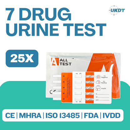 ALLTEST 7 Panel Healthcare NHS Urine Drug Test Kits DOA-174/NHS