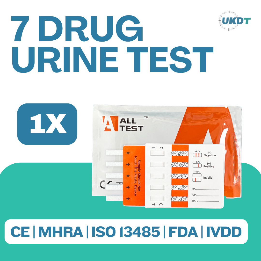 ALLTEST 7 Panel Healthcare NHS Urine Drug Test Kits DOA-174/NHS