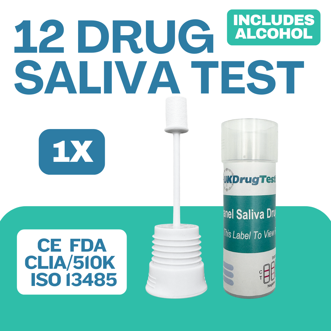 12 panel drug and alcohol saliva test kit