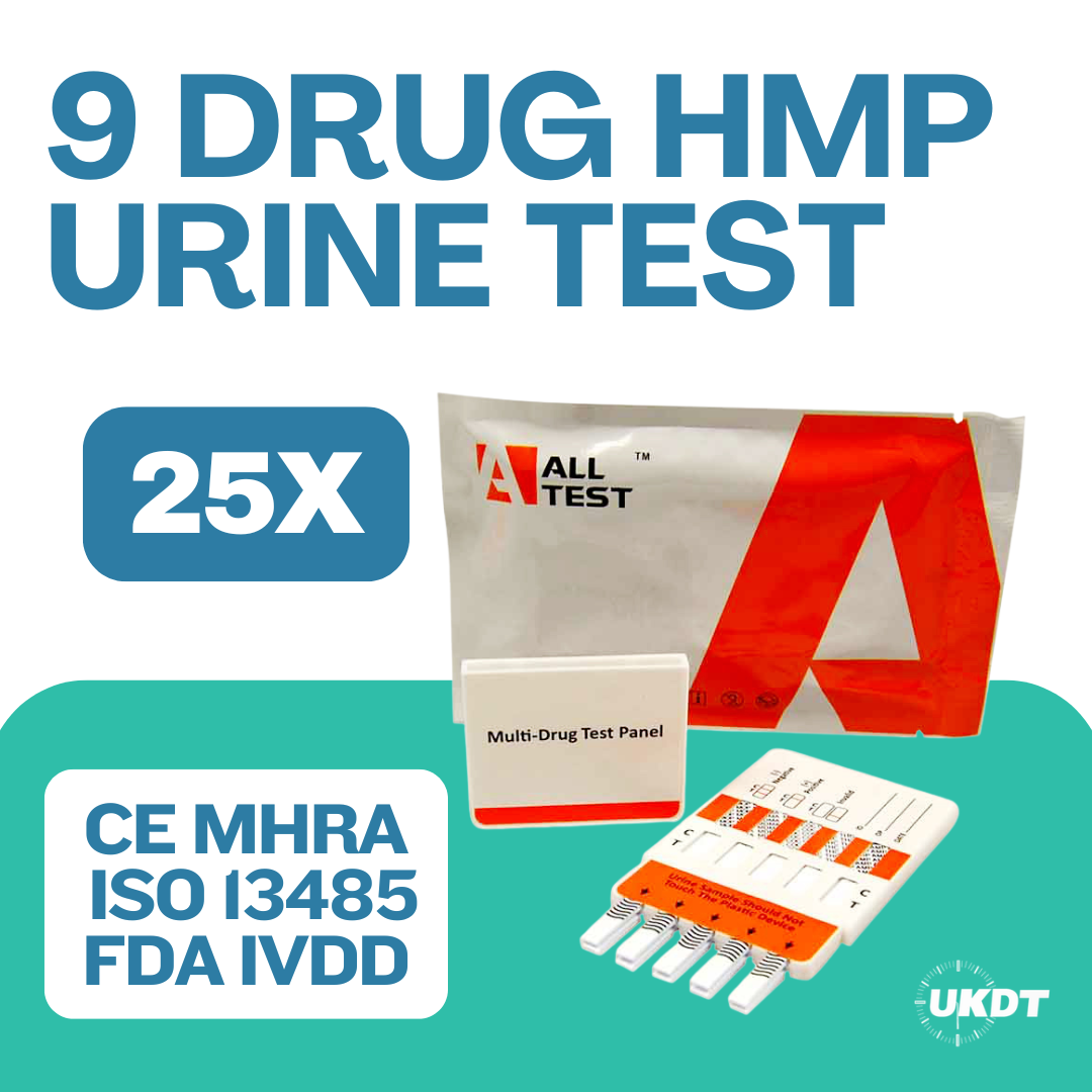 alltest 9 drug urine drug screening kits for prisons uk
