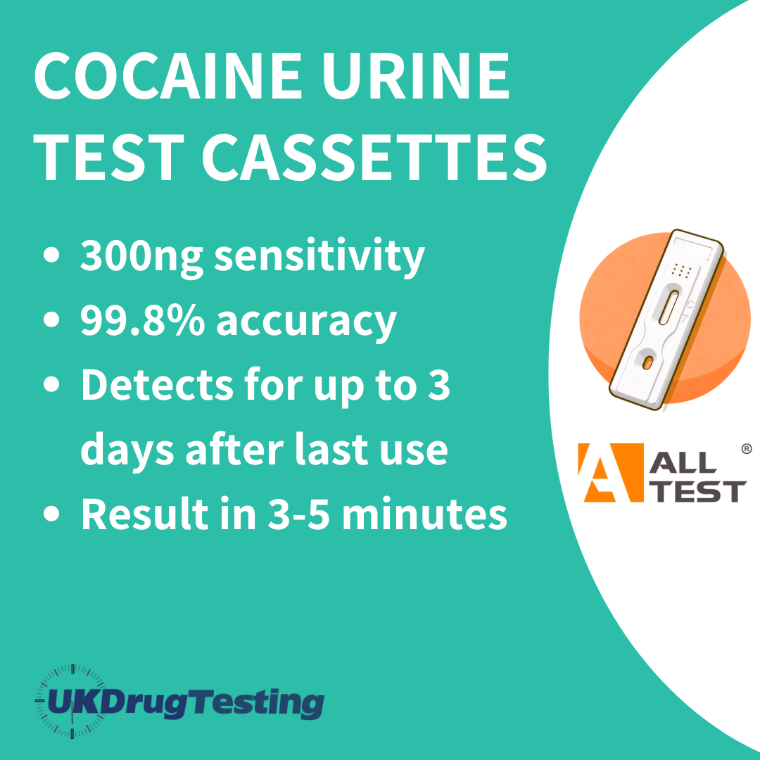 Cocaine test kits info card