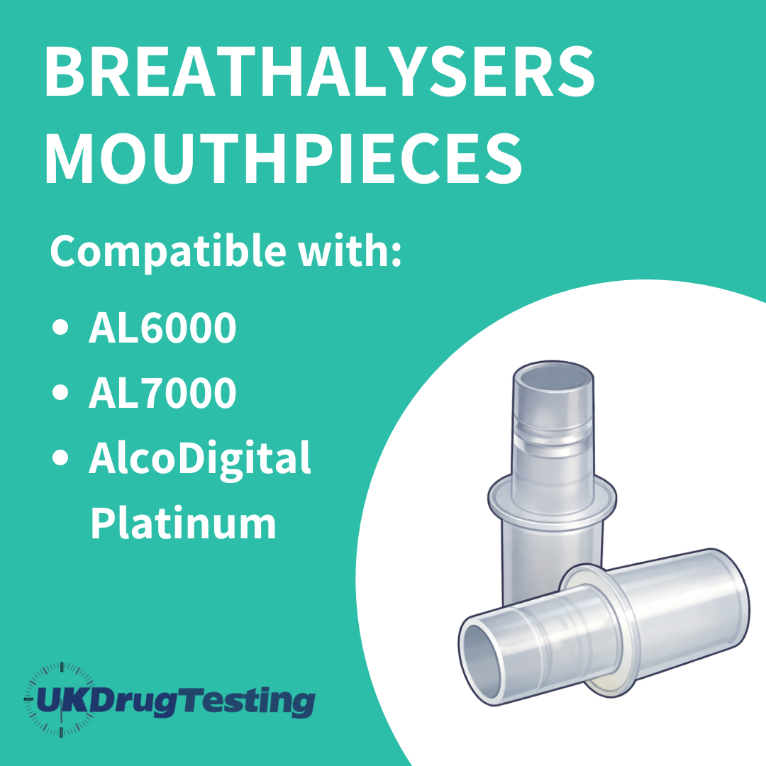Replacement breathalyser mouthpieces info card