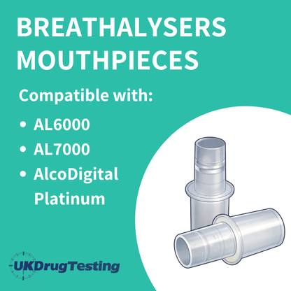 Replacement breathalyser mouthpieces info card