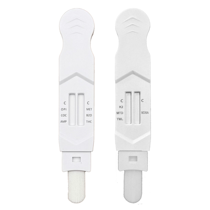 ALLTEST 6 + 4 Panel Direct Saliva Drug Testing Kit for 10 Drugs DSD-863/MET + DSD-843/K2