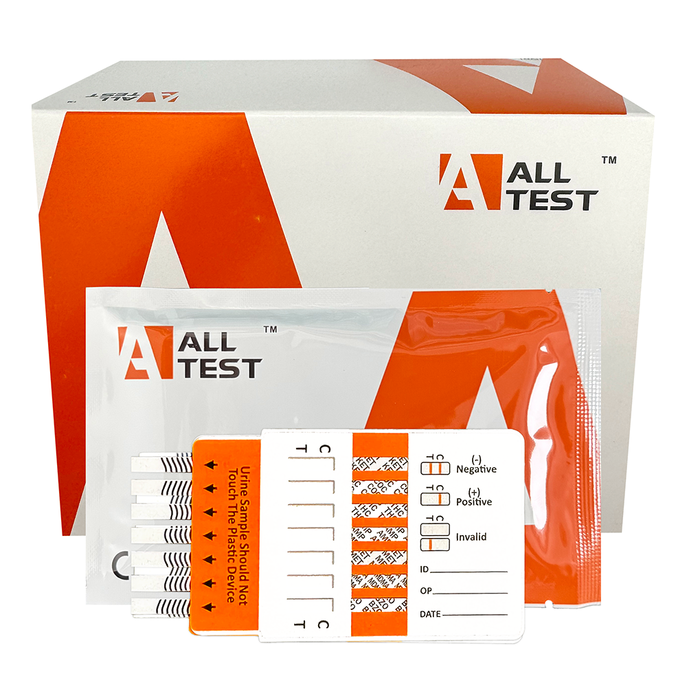 ALLTEST 7 Panel Ultra Sensitive Club Drug And Festival Urine Drug Test Kit DOA-174
