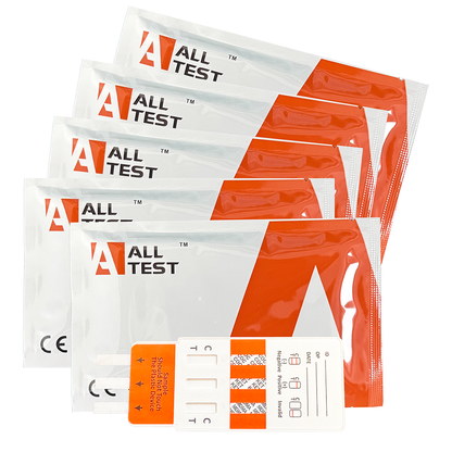 5 x ALLTEST Powder Drug Testing Kit Test Baggies For Drugs