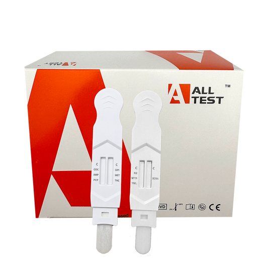 ALLTEST Direct Saliva 843/K2 + 863/PCP Drug Testing Kit Dual Combo