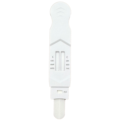 ALLTEST 7 Panel Direct Saliva Drug Testing Kit DSD-863A/MTD (ALC) Workplace and Driver